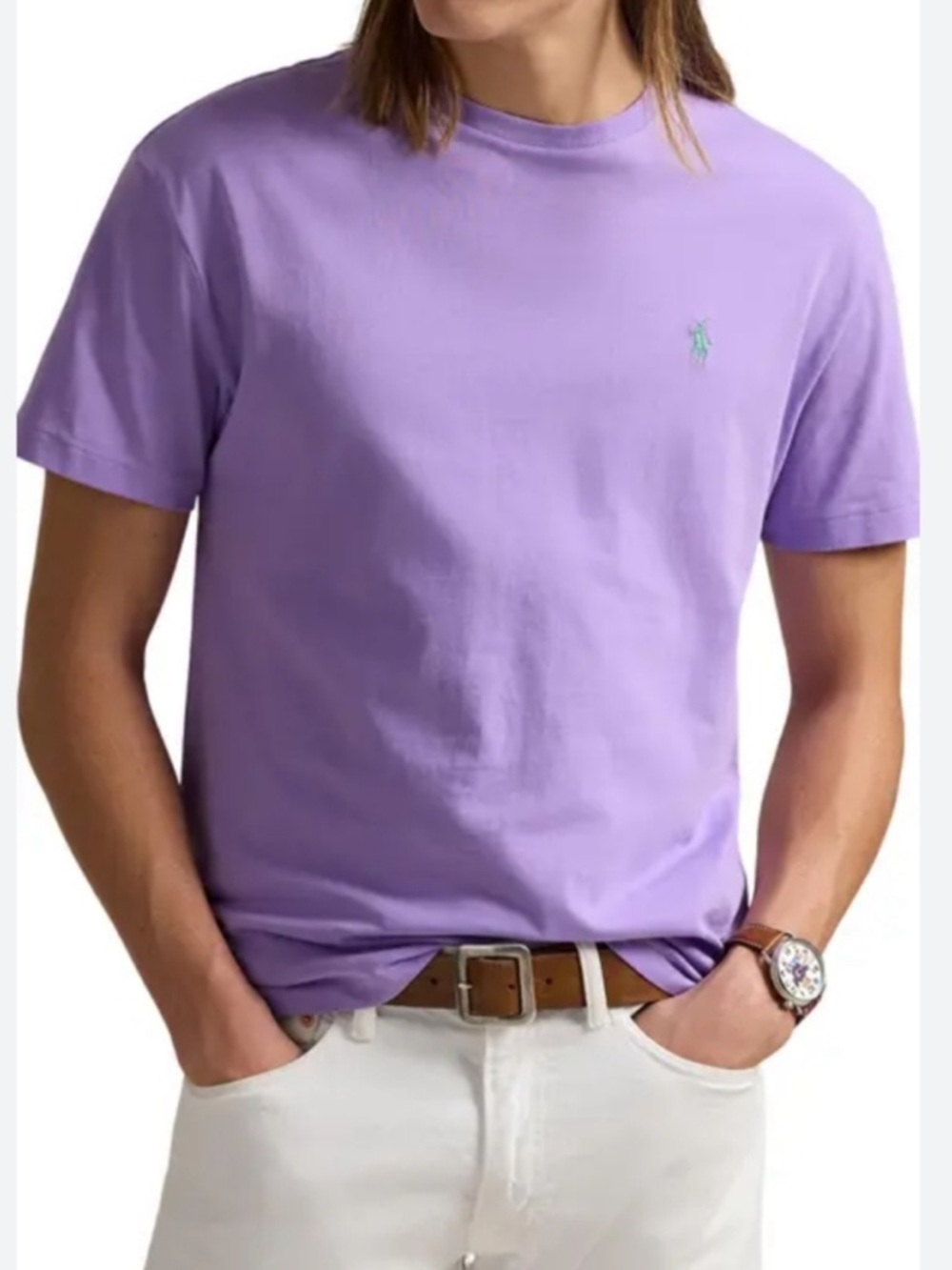 Polo by Ralph Lauren Lavender Short Sleeve Crew Tee